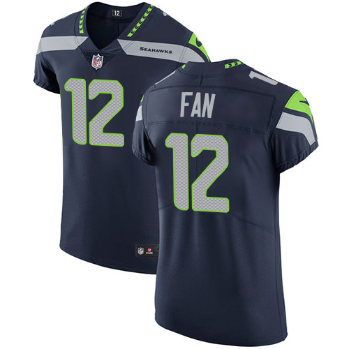 Seahawks #12 Fan Steel Blue Team Color Men's Stitched Vapor Untouchable Elite Jersey cheap jerseys for sale - CheapJerseys.Shop