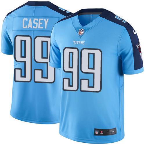 Tennessee Titans #99 Jurrell Casey Light Blue Men's Stitched Limited Rush Jersey Men's cheap jerseys for sale - CheapJerseys.Shop