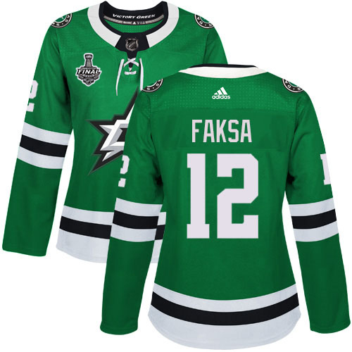 Dallas Stars #12 Radek Faksa Green Home Authentic Women's 2020 Stanley Cup Final Stitched Jersey Womens cheap jerseys for sale - CheapJerseys.Shop