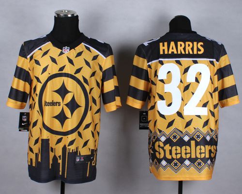 Steelers #32 Franco Harris Gold Men's Stitched Elite Noble Fashion Jersey cheap jerseys for sale - CheapJerseys.Shop