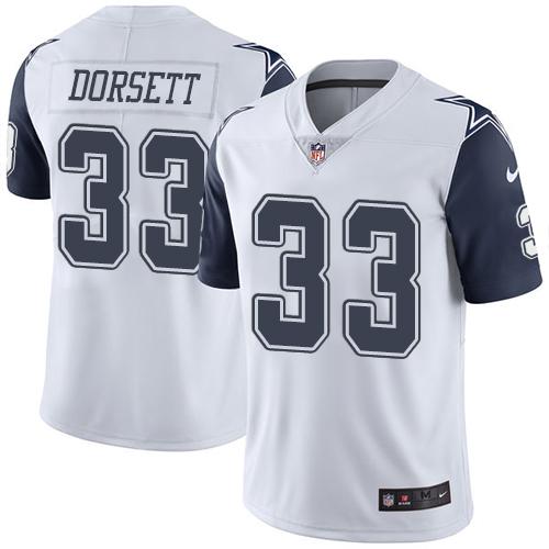 Cowboys #33 Tony Dorsett White Men's Stitched Limited Rush Jersey cheap jerseys for sale - CheapJerseys.Shop
