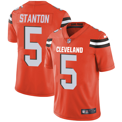 Cleveland Browns #5 Drew Stanton Orange Alternate Men's Stitched Vapor Untouchable Limited Jersey Men's cheap jerseys for sale - CheapJerseys.Shop