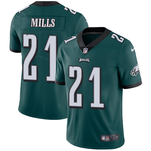 Philadelphia Eagles #21 Jalen Mills Green Team Color Men's Stitched Vapor Untouchable Limited Jersey Men's cheap jerseys for sale - CheapJerseys.Shop