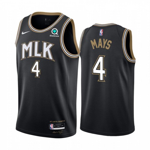 Atlanta Hawks #4 Skylar Mays Black Swingman 2020-21 City Edition Jersey Mens cheap jerseys for sale - CheapJerseys.Shop