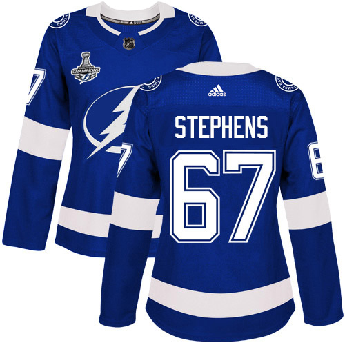 Tampa Bay Lightning #67 Mitchell Stephens Blue Home Authentic Women's 2020 Stanley Cup Champions Stitched Jersey Womens cheap jerseys for sale - CheapJerseys.Shop