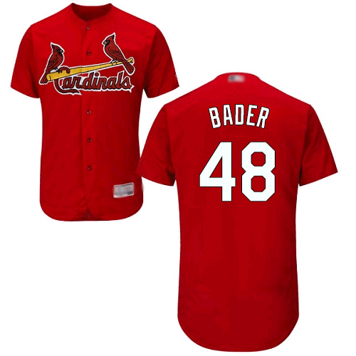 St.Louis Cardinals #48 Harrison Bader Red Flexbase Authentic Collection Stitched Jersey Men's cheap jerseys for sale - CheapJerseys.Shop