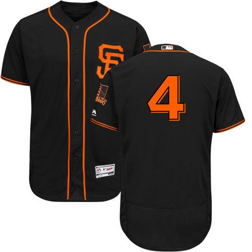 San Francisco Giants #4 Mel Ott Black Flexbase Authentic Collection Alternate Stitched Jersey Men's cheap jerseys for sale - CheapJerseys.Shop