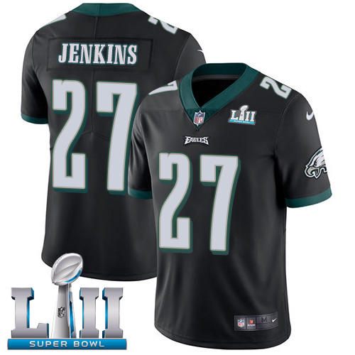 Philadelphia Eagles #27 Malcolm Jenkins Black Alternate Super Bowl LII Men's Stitched Vapor Untouchable Limited Jersey Men's cheap jerseys for sale - CheapJerseys.Shop