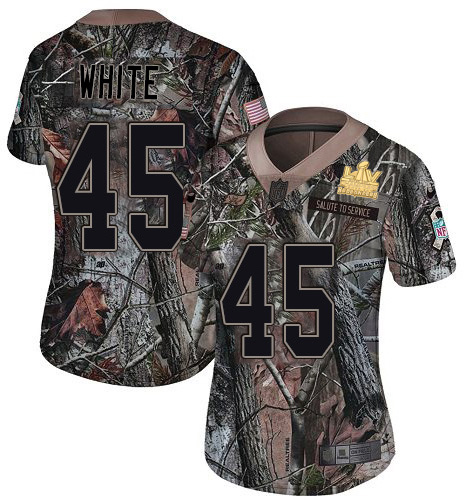 Buccaneers #45 Devin White Camo Women's Super Bowl LV Champions Patch Stitched Limited Rush Realtree Jersey cheap jerseys for sale - CheapJerseys.Shop