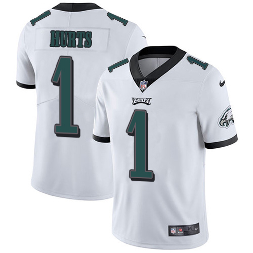 Eagles #1 Jalen Hurts White Men's Stitched Vapor Untouchable Limited Jersey cheap jerseys for sale - CheapJerseys.Shop