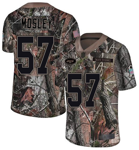Jets #57 C.J. Mosley Camo Men's Stitched Limited Rush Realtree Jersey cheap jerseys for sale - CheapJerseys.Shop