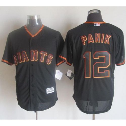 San Francisco Giants #12 Joe Panik Black New Cool Base Stitched Jersey Men's cheap jerseys for sale - CheapJerseys.Shop