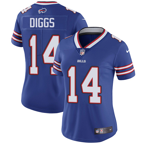 Bills #14 Stefon Diggs Royal Blue Team Color Women's Stitched Vapor Untouchable Limited Jersey cheap jerseys for sale - CheapJerseys.Shop