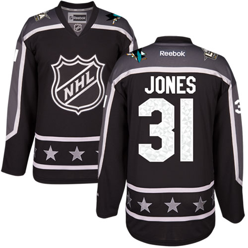 San Jose Sharks #31 Martin Jones Black 2017 All-Star Pacific Division Stitched Jersey Men's cheap jerseys for sale - CheapJerseys.Shop