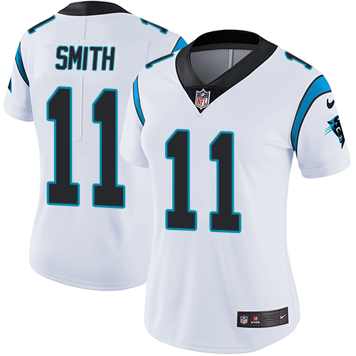 Carolina Panthers #11 Torrey Smith White Women's Stitched Vapor Untouchable Limited Jersey Womens cheap jerseys for sale - CheapJerseys.Shop