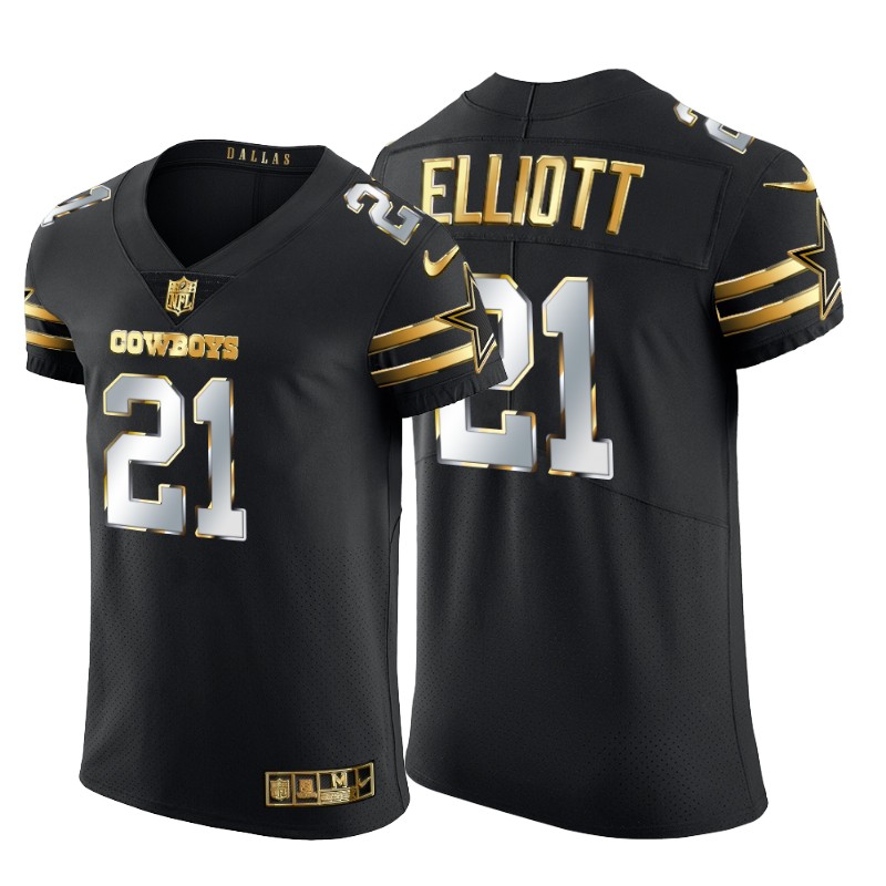 Dallas Cowboys #21 Ezekiel Elliott Men's Black Edition Vapor Untouchable Elite Jersey cheap jerseys for sale - CheapJerseys.Shop
