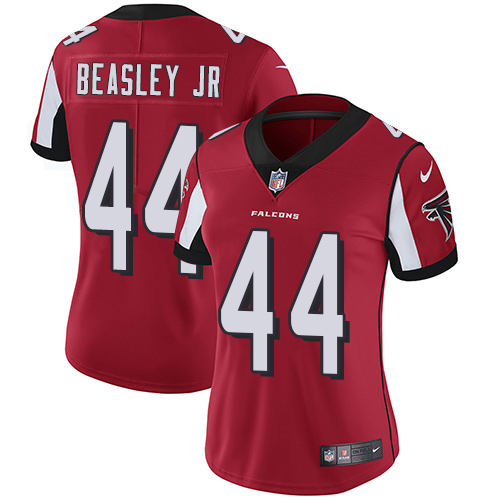 Atlanta Falcons #44 Vic Beasley Jr Red Team Color Women's Stitched Vapor Untouchable Limited Jersey Womens cheap jerseys for sale - CheapJerseys.Shop