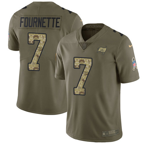 Tampa Bay Buccaneers #7 Leonard Fournette Olive/Camo Youth Stitched Limited 2017 Salute To Service Jersey cheap jerseys for sale - CheapJerseys.Shop