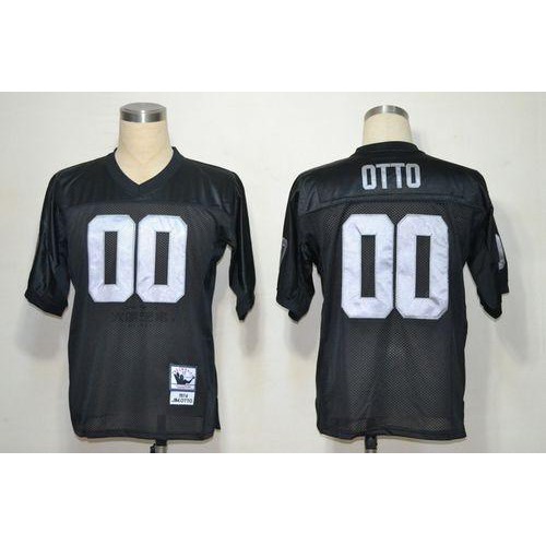 Mitchell And Ness Las Vegas Raiders #00 Jim Otto Black Stitched Throwback Jersey Men's cheap jerseys for sale - CheapJerseys.Shop