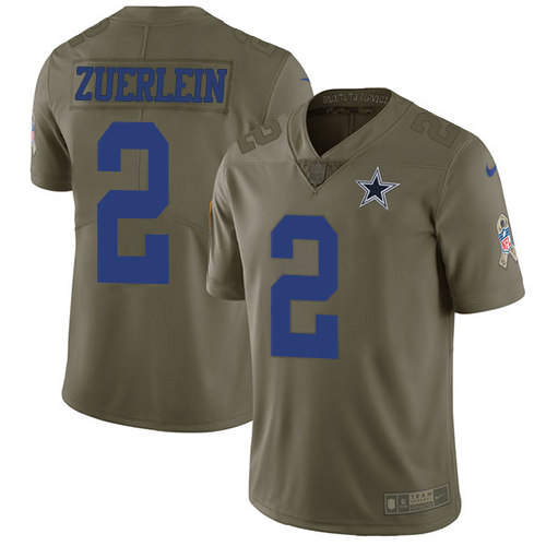 Dallas Cowboys #2 Greg Zuerlein Olive Youth Stitched Limited 2017 Salute To Service Jersey Youth cheap jerseys for sale - CheapJerseys.Shop