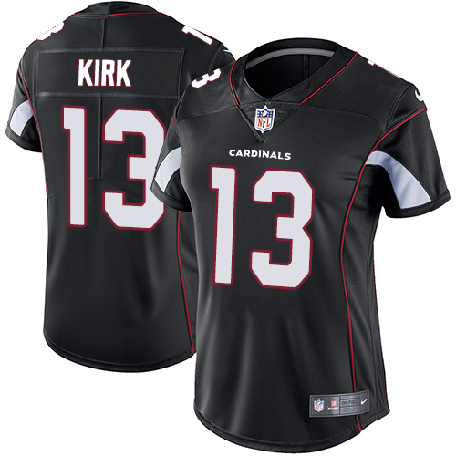 Arizona Cardinals #13 Christian Kirk Black Alternate Women's Stitched Vapor Untouchable Limited Jersey Womens cheap jerseys for sale - CheapJerseys.Shop