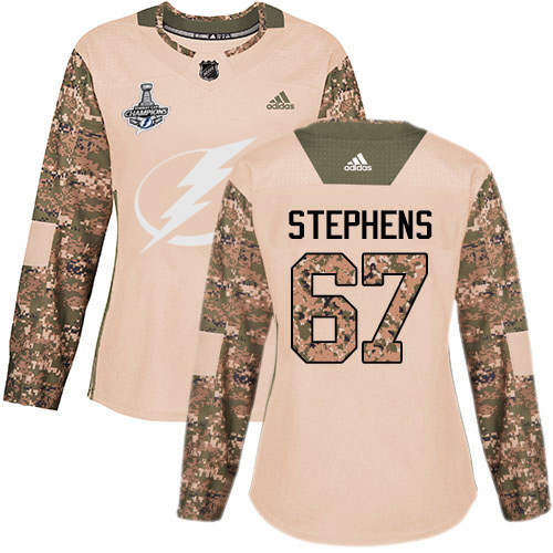 Tampa Bay Lightning #67 Mitchell Stephens Camo Authentic 2017 Veterans Day Women's 2020 Stanley Cup Champions Stitched Jersey Womens cheap jerseys for sale - CheapJerseys.Shop
