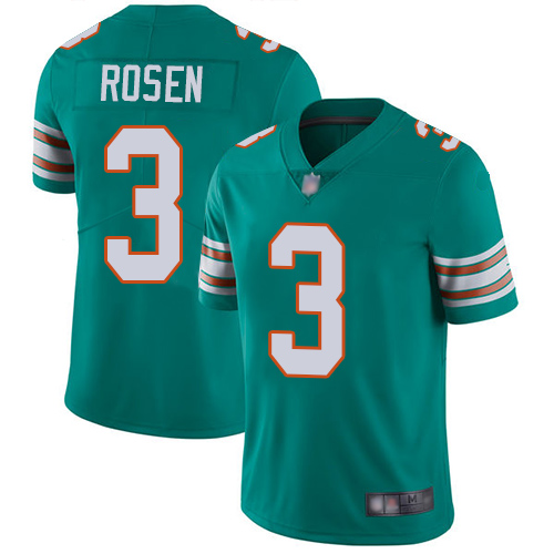 Miami Dolphins #3 Josh Rosen Aqua Green Alternate Men's Stitched Vapor Untouchable Limited Jersey Men's cheap jerseys for sale - CheapJerseys.Shop