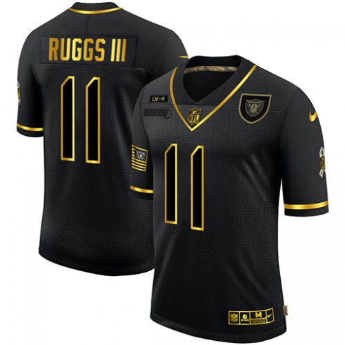 Las Vegas Las Vegas Raiders #11 Henry Ruggs III Men's 2020 Salute To Service Golden Limited Jersey Black Men's cheap jerseys for sale - CheapJerseys.Shop