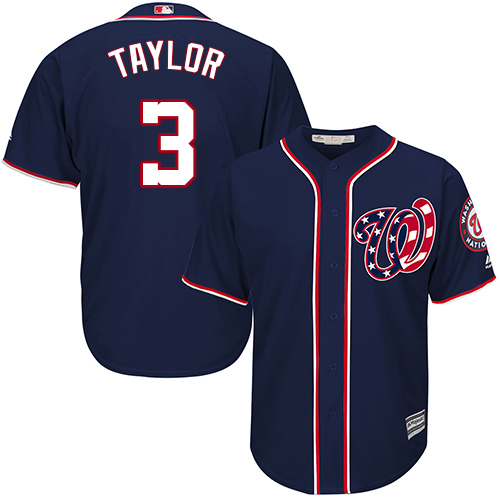 Washington Nationals #3 Michael Taylor Navy Blue Cool Base Stitched Youth Jersey Youth cheap jerseys for sale - CheapJerseys.Shop