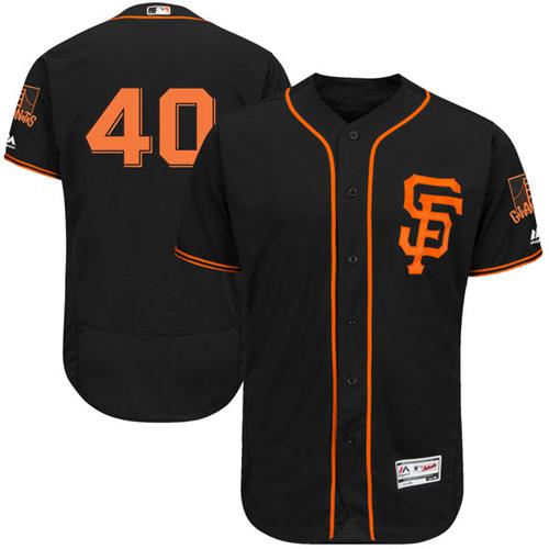 San Francisco Giants #40 Madison Bumgarner Black Flexbase Authentic Collection Stitched Jersey Men's cheap jerseys for sale - CheapJerseys.Shop