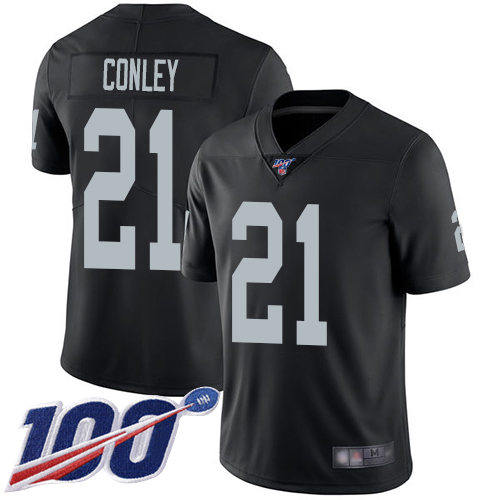 Las Vegas Raiders #21 Gareon Conley Black Team Color Men's Stitched 100th Season Vapor Limited Jersey Men's cheap jerseys for sale - CheapJerseys.Shop