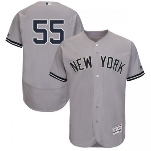 New York Yankees #55 Domingo German Grey Flexbase Authentic Collection Stitched Jersey Men's cheap jerseys for sale - CheapJerseys.Shop