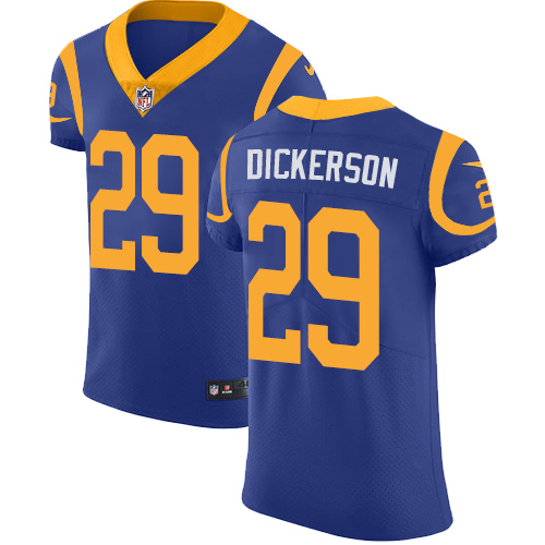 Rams #29 Eric Dickerson Royal Blue Alternate Men's Stitched Vapor Untouchable Elite Jersey cheap jerseys for sale - CheapJerseys.Shop