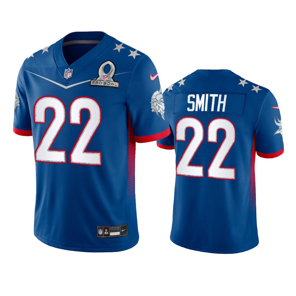 Vikings #22 Harrison Smith Men's 2022 NFC Pro Bowl Game Jersey Royal cheap jerseys for sale - CheapJerseys.Shop