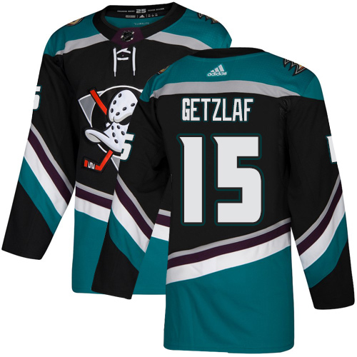 Anaheim Ducks #15 Ryan Getzlaf Black/Teal Alternate Authentic Youth Stitched Jersey Youth cheap jerseys for sale - CheapJerseys.Shop