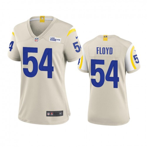 Los Angeles Los Angeles Rams #54 Leonard Floyd Women's Game Jersey - Bone Womens cheap jerseys for sale - CheapJerseys.Shop