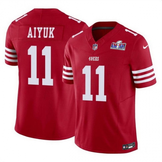 Youth San Francisco 49ers 11 Brandon Aiyuk Red 2023 F U S E Vapor Limited Stitched 2024 Super Bowl LVIII Jersey cheap jerseys for sale - CheapJerseys.Shop