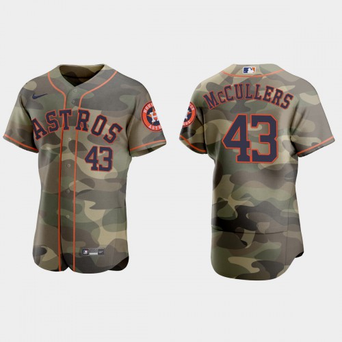 Houston Houston Astros #43 Lance Mccullers Men's 2021 Armed Forces Day Authentic Jersey -Camo Men's cheap jerseys for sale - CheapJerseys.Shop