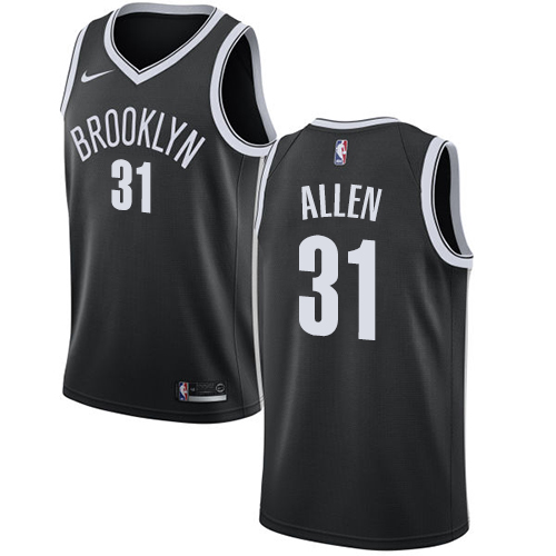 Brooklyn Nets #31 Jarrett Allen Black Swingman Icon Edition Jersey Mens cheap jerseys for sale - CheapJerseys.Shop