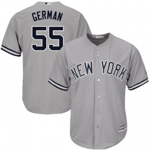 New York Yankees #55 Domingo German Grey New Cool Base Stitched Youth Jersey Youth cheap jerseys for sale - CheapJerseys.Shop