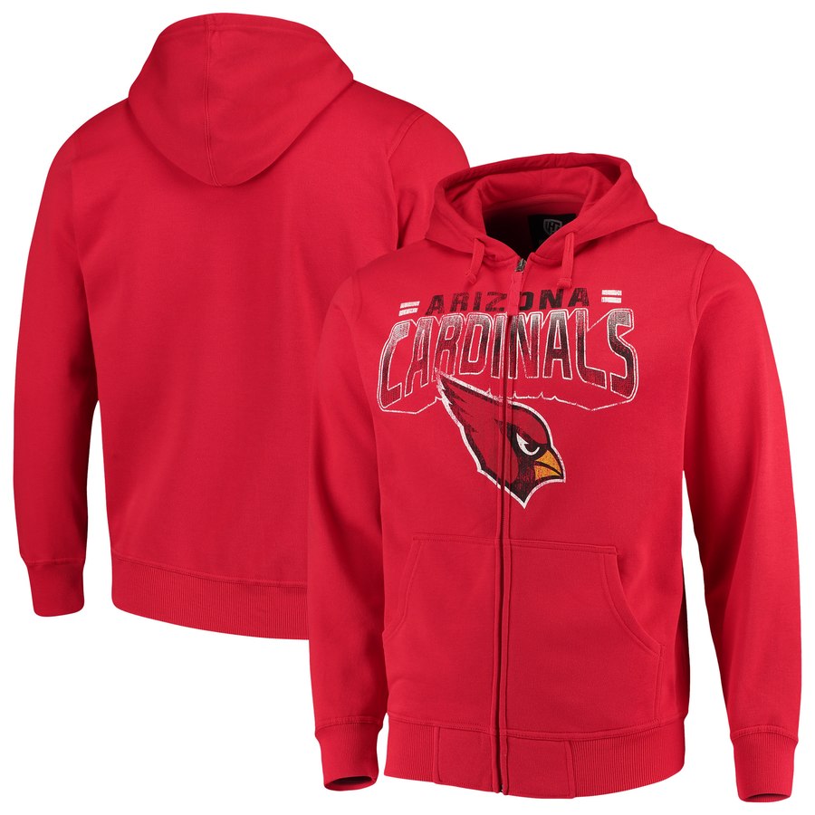 Arizona Cardinals G-III Sports By Carl Banks Perfect Season Full-Zip Hoodie Cardinal cheap jerseys for sale - CheapJerseys.Shop