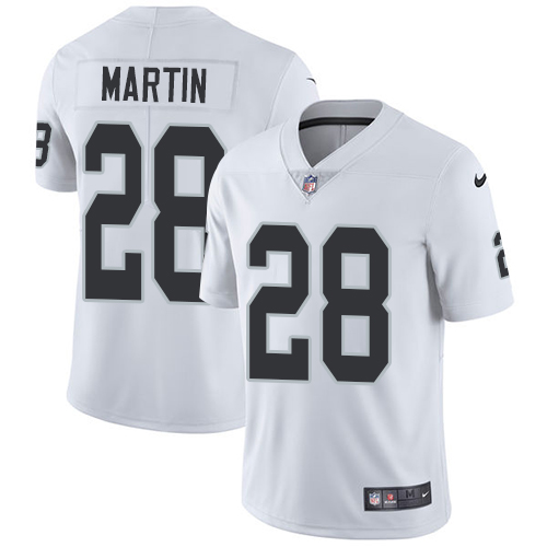 Las Vegas Raiders #28 Doug Martin White Men's Stitched Vapor Untouchable Limited Jersey Men's cheap jerseys for sale - CheapJerseys.Shop
