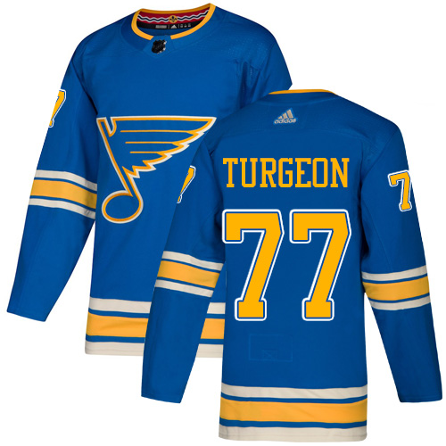 St. Louis Blues #77 Pierre Turgeon Light Blue Alternate Authentic Stitched Jersey Men's cheap jerseys for sale - CheapJerseys.Shop