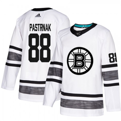 Boston Bruins #88 David Pastrnak White Authentic 2019 All-Star Stitched Jersey Men's cheap jerseys for sale - CheapJerseys.Shop