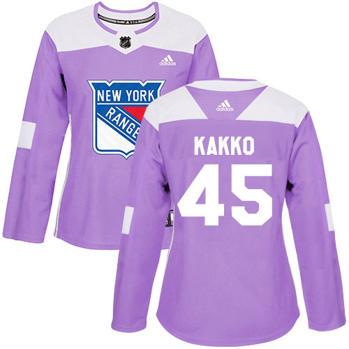 New York Rangers #45 Kappo Kakko Purple Authentic Fights Cancer Women's Stitched Jersey Womens cheap jerseys for sale - CheapJerseys.Shop