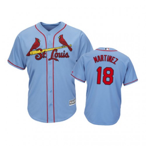 St.Louis Cardinals #18 Carlos Martinez Horizon Blue Alternate 2019 Cool Base Stitched Jersey Men's cheap jerseys for sale - CheapJerseys.Shop