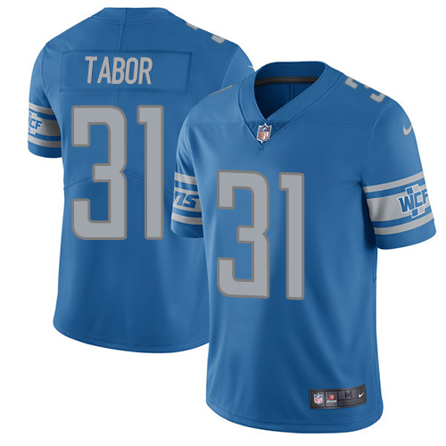 Detroit Lions #31 Teez Tabor Blue Team Color Men's Stitched Vapor Untouchable Limited Jersey Men's cheap jerseys for sale - CheapJerseys.Shop
