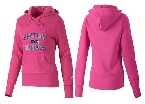 Women's Seattle Seahawks Heart & Soul Pullover Hoodie Pink cheap jerseys for sale - CheapJerseys.Shop