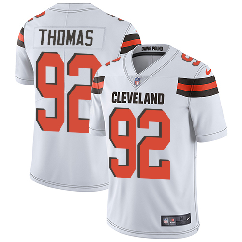 Cleveland Browns #92 Chad Thomas White Men's Stitched Vapor Untouchable Limited Jersey Men's cheap jerseys for sale - CheapJerseys.Shop