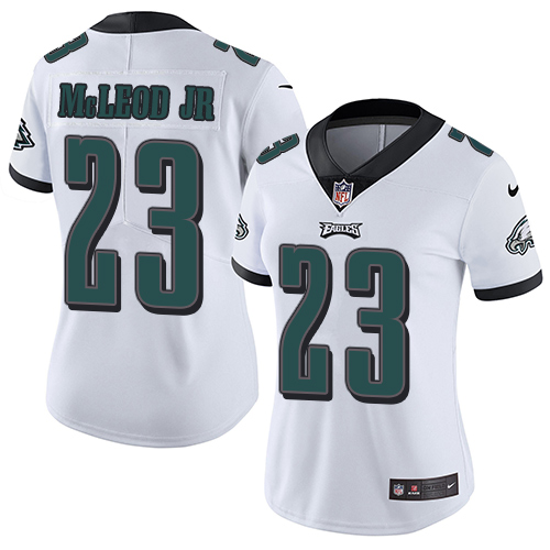 Philadelphia Eagles #23 Rodney McLeod Jr White Women's Stitched Vapor Untouchable Limited Jersey Womens cheap jerseys for sale - CheapJerseys.Shop